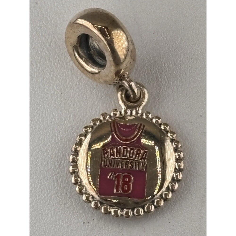 New Authentic Pandora Charm University Jersey Dangle ENG791169-36